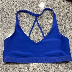 Royal Blue Under Armor Sports Bra - Size S